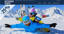 Desktop Screenshot of battendier-sports.com